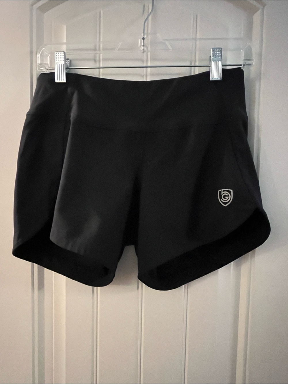 Goal 5 Black Athletic Shorts - Performance Stretch,  XS